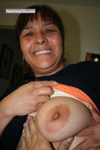 Tit Flash: Big Tits - Topless Samy from Mexico